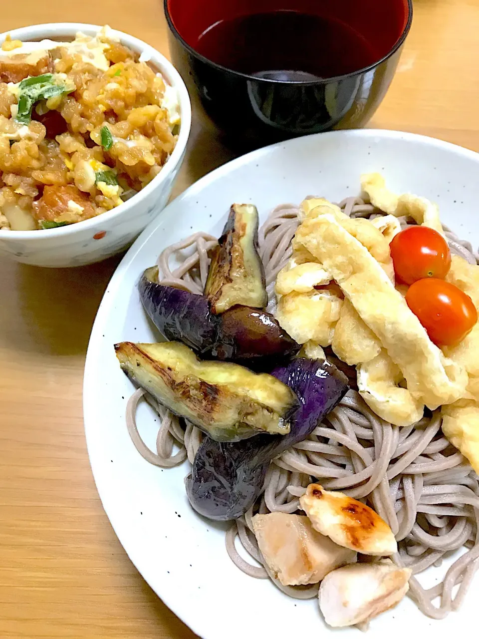 つけそば&ちくわ天とじ丼|sinさん