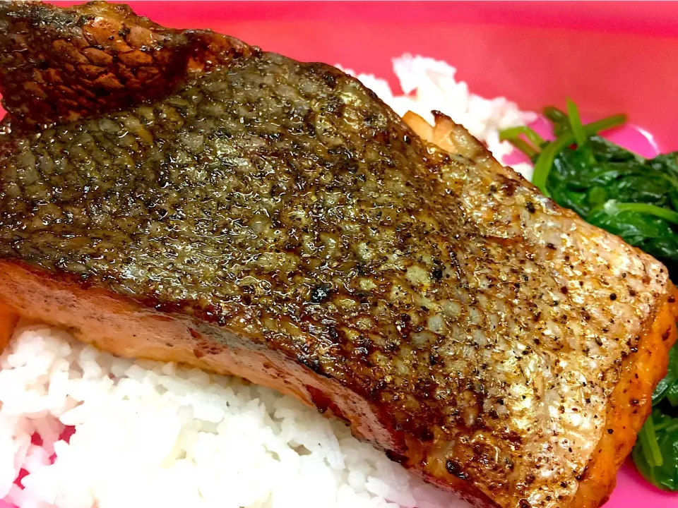 Air Fry salt pepper lemon salmon fillet|Jenさん