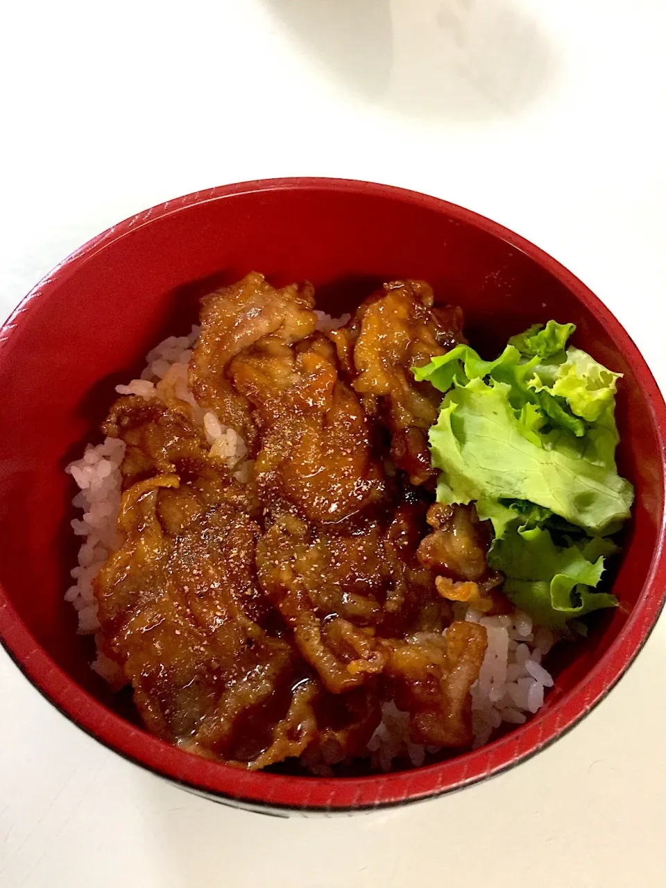 Snapdishの料理写真:2018/07/20 豚こまで蒲焼風丼|愛華さん