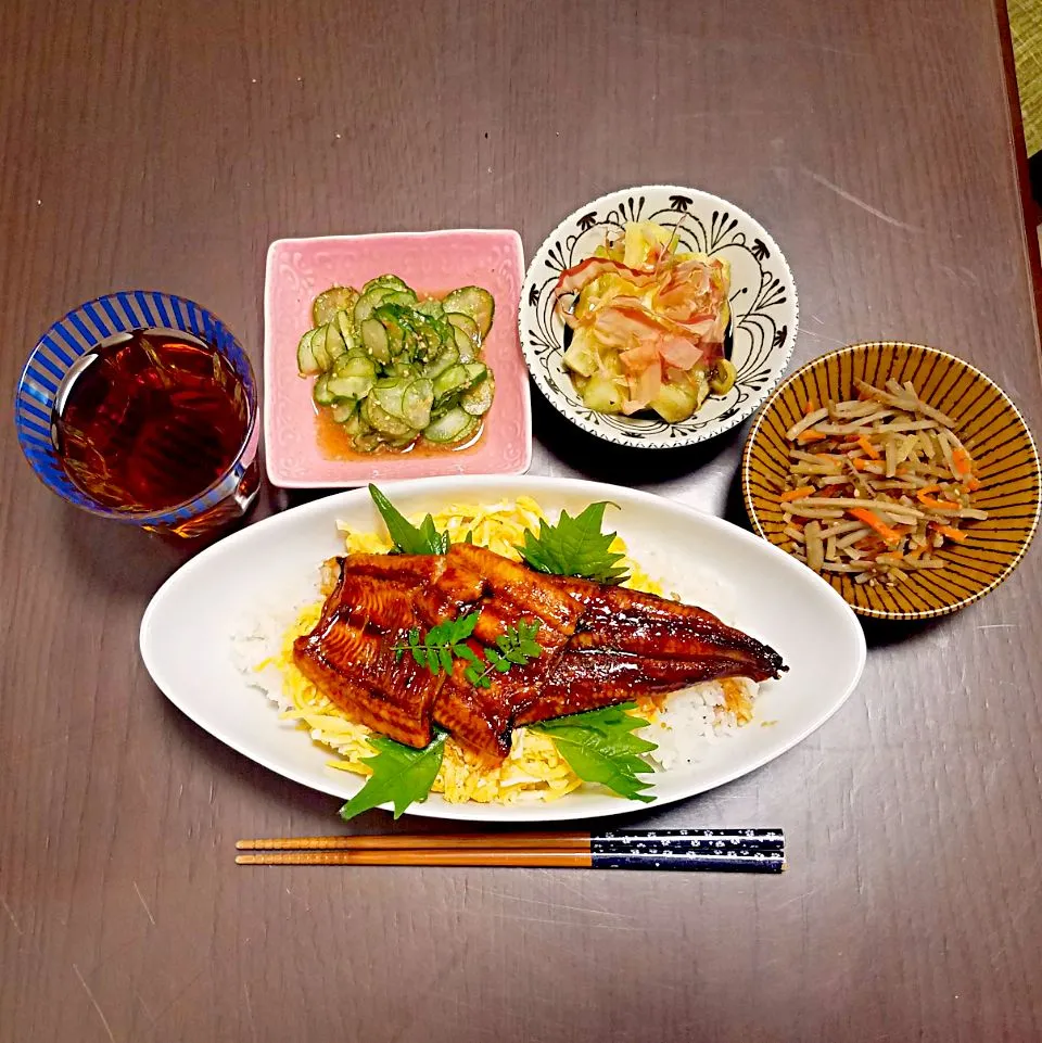 うなぎ丼の夜ご飯♡|Mami.Nさん