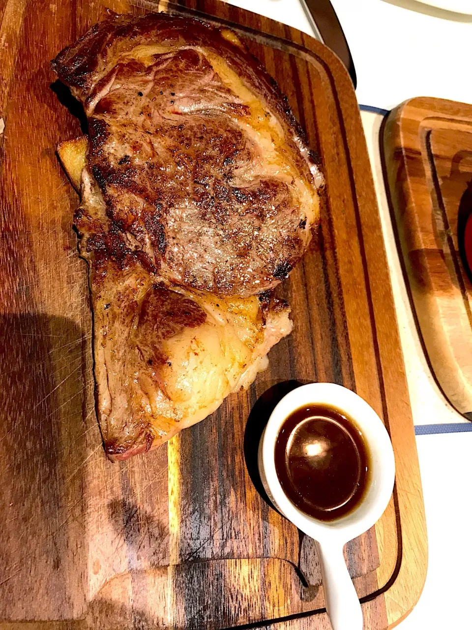 Pan seared rib eye steak|Sky Blueさん