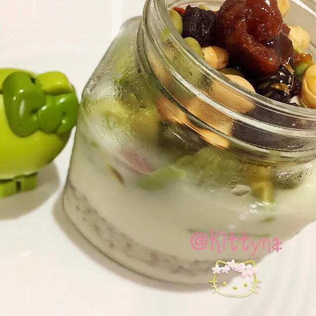 🌾Overnight Oats-💚Avocado 
                               Instant Oat meal
                               Organic Chia Seeds
                               Organ|🎀Kittyna🌸さん