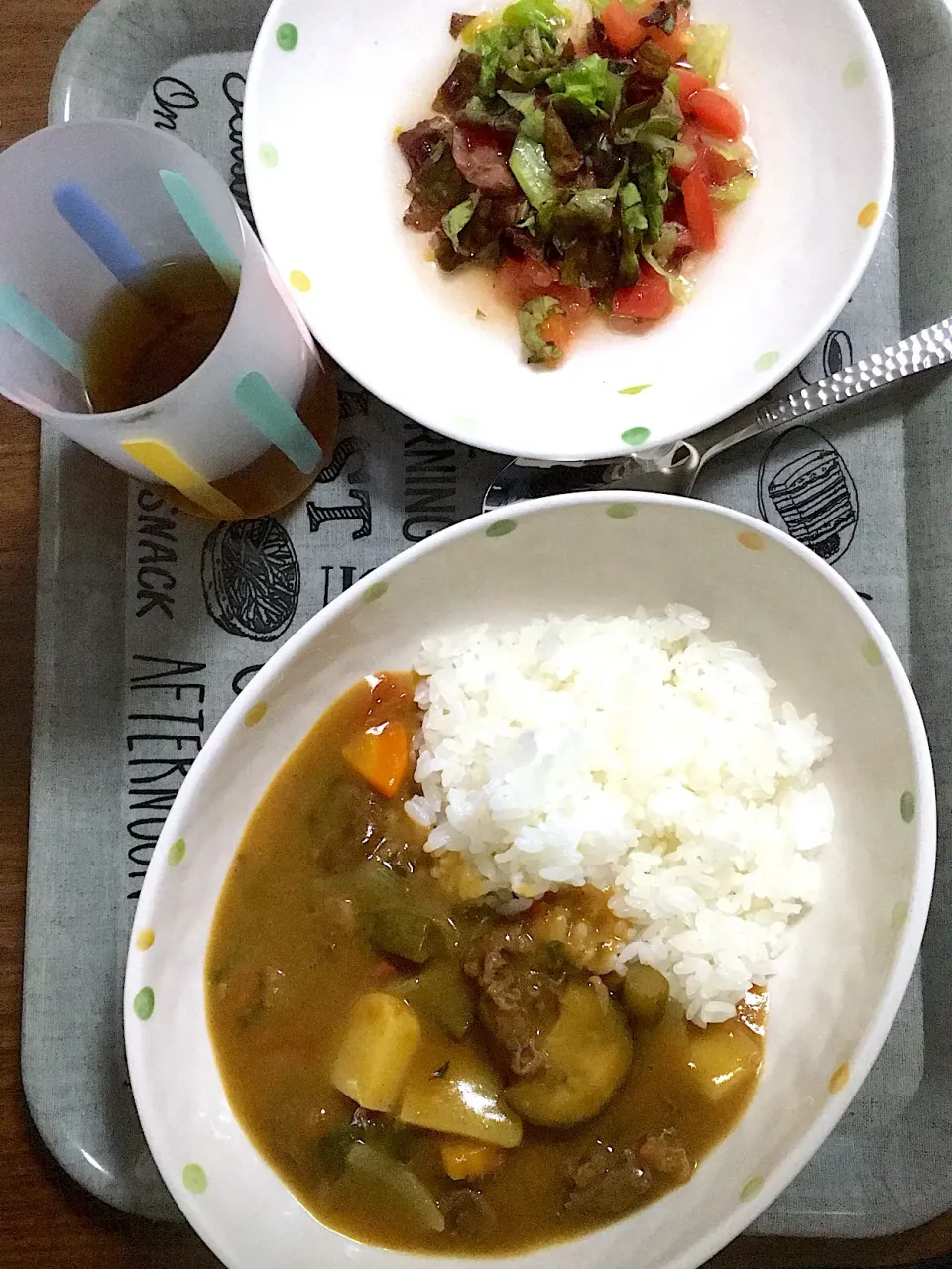 Snapdishの料理写真:夏野菜いっぱいカレー|あんこさん