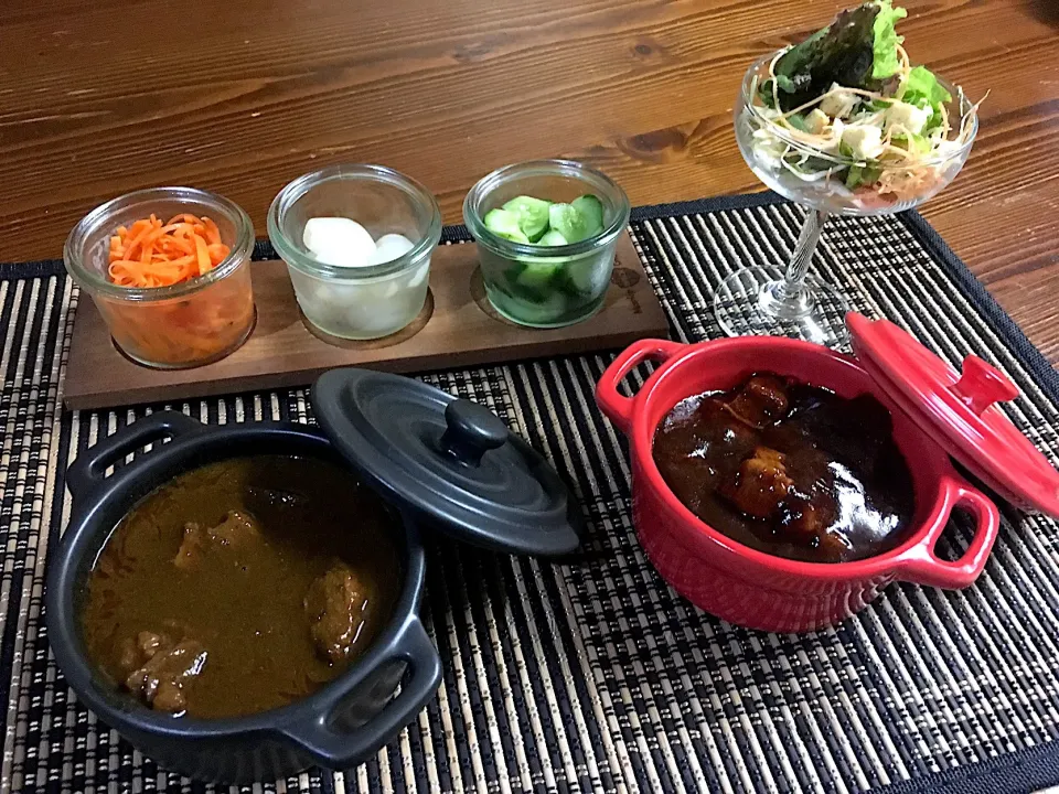 カレーの食べくらべ|ばあばさん