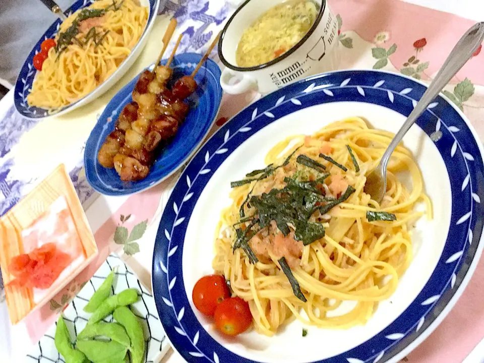 たらこバターパスタ🍝|えりちゃんさん