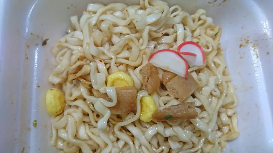 Snapdishの料理写真:赤いきつね 焼きうどん #|りくさん