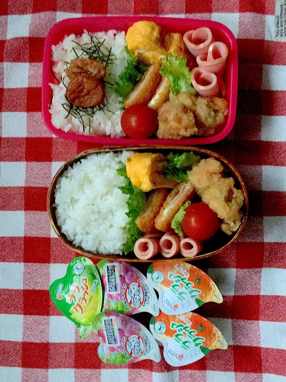 Snapdishの料理写真:高3次女  お弁当🍱
#夏期講習
小4四女  お弁当🍱
#児童館|しげっちさん