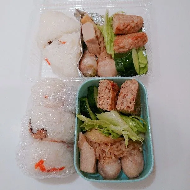 Snapdishの料理写真:7/23(月)の二人弁当🍱|ふみぃさん