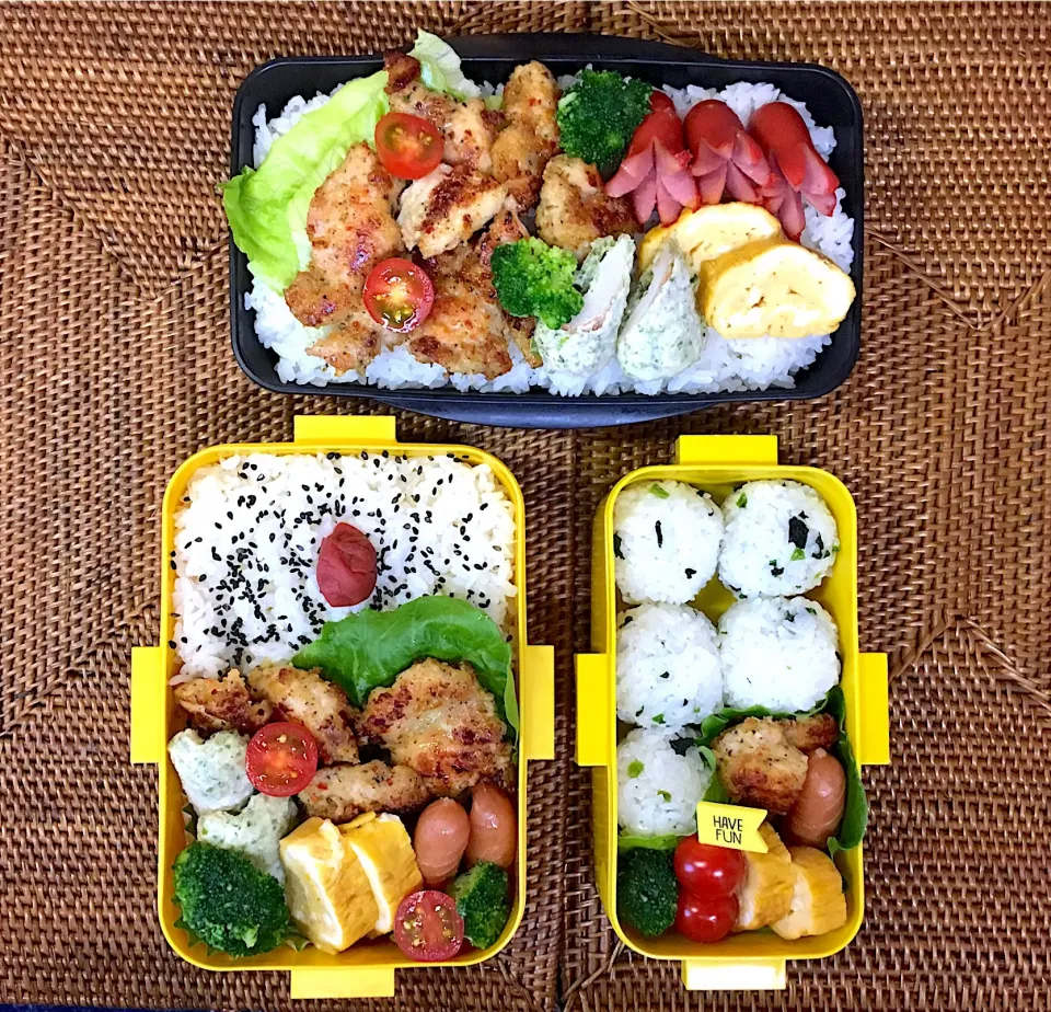 #中高生弁当  #父ちゃん弁当  #のっけ弁当  #部活弁当🍙|よちこさん