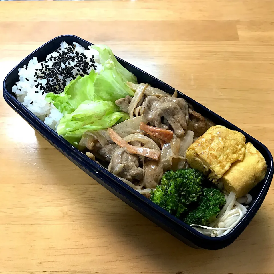 豚肉のソースマヨ炒め弁当|あやさん