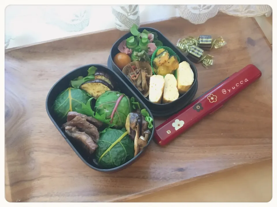 Snapdishの料理写真:JK弁当🍉2018.7.23(Mon.)|yucca@さん