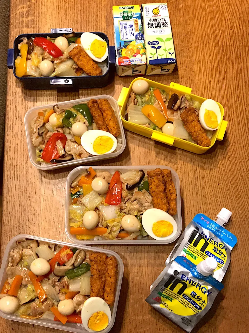 Snapdishの料理写真:家族弁当7月24日|hatabowwyomeさん