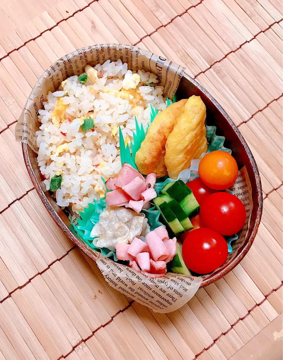 JK妹の小エビチャーハン弁当|mamacatさん