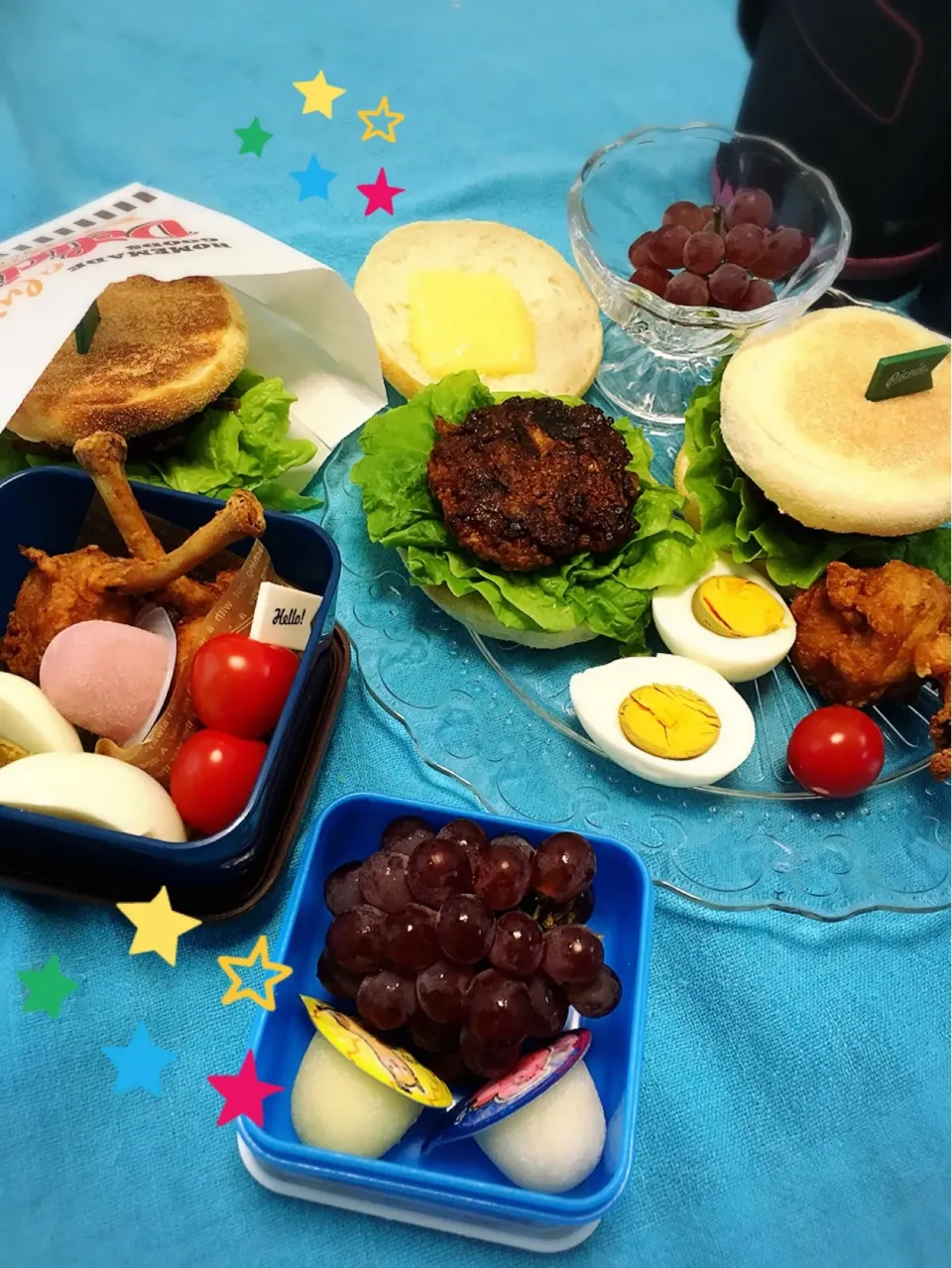 Snapdishの料理写真:小中学生弁当|chikutanさん