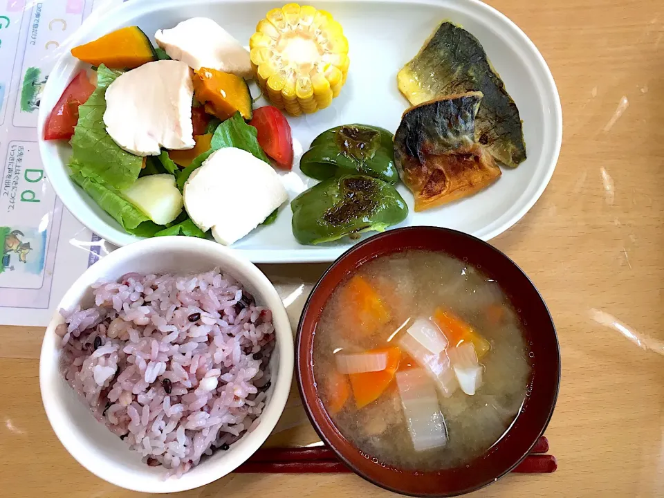 晩ご飯🍚🐟🍖|かわちさん