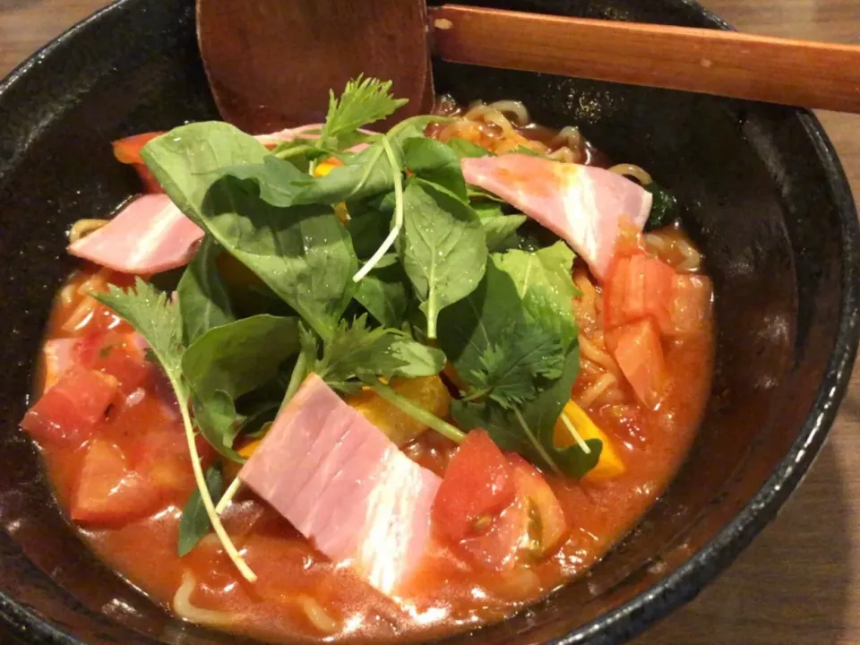 トマト冷やしラーメン🍅🍜|おっちさん