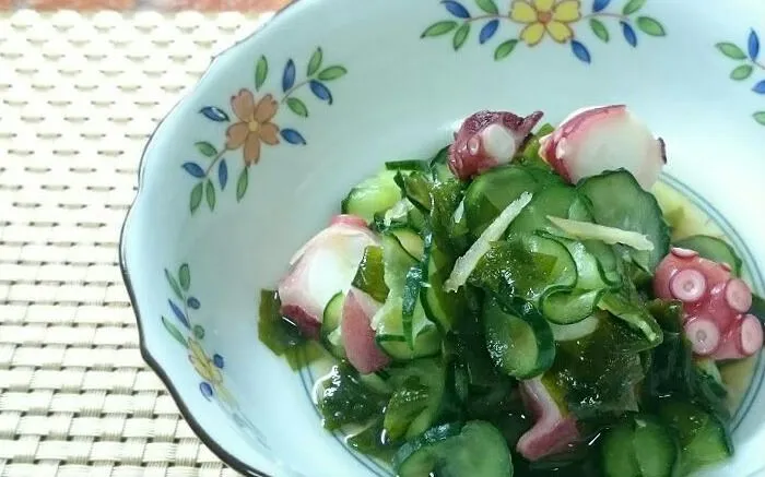 酸っぱさ控えめ きゅうりとタコの酢の物|主夫Pさん