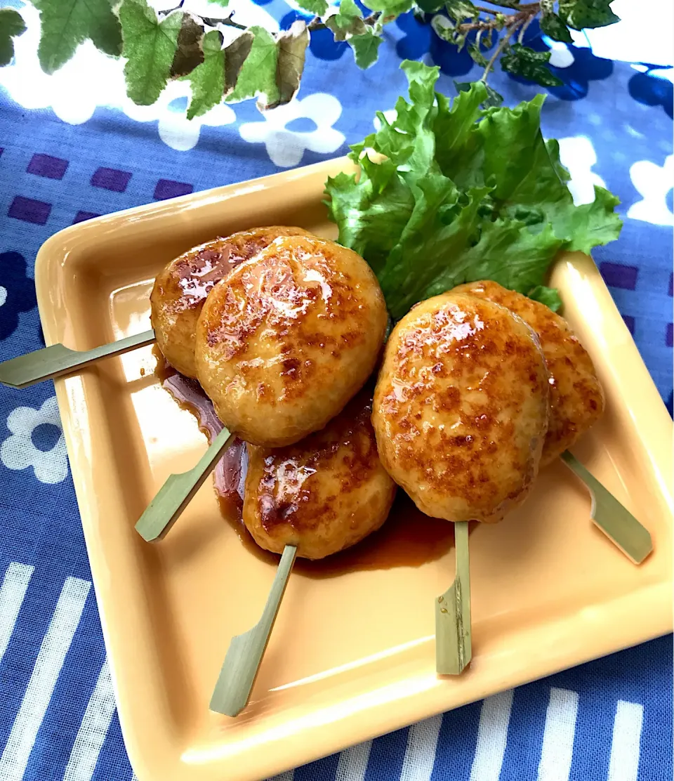 Snapdishの料理写真:🌿ふわふわ豆腐入り鶏つくね🐓出来たよ〜♬|Hollyさん