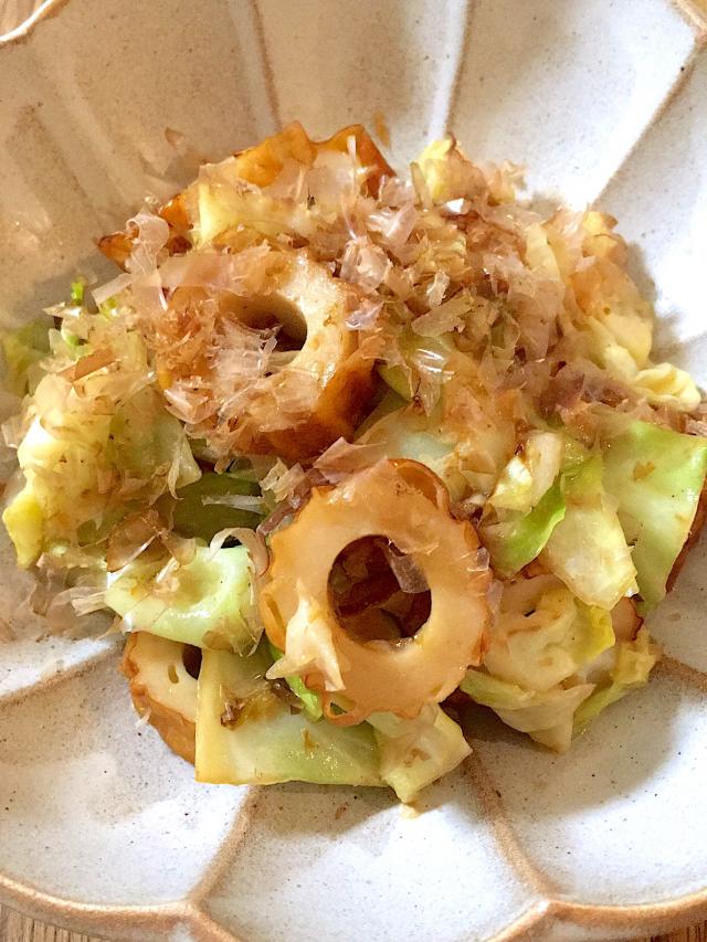 味ぽんで キャベツと竹輪のさっぱり炒め/加藤よしえ | Snapdish