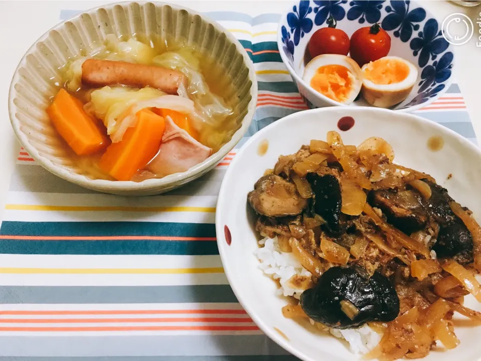 牛丼、煮卵、和風ポトフ|Maiさん