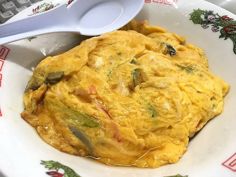 本日の賄い  晩ごはん⭐️⭐️⭐️ 天津丼|ぽんたさん