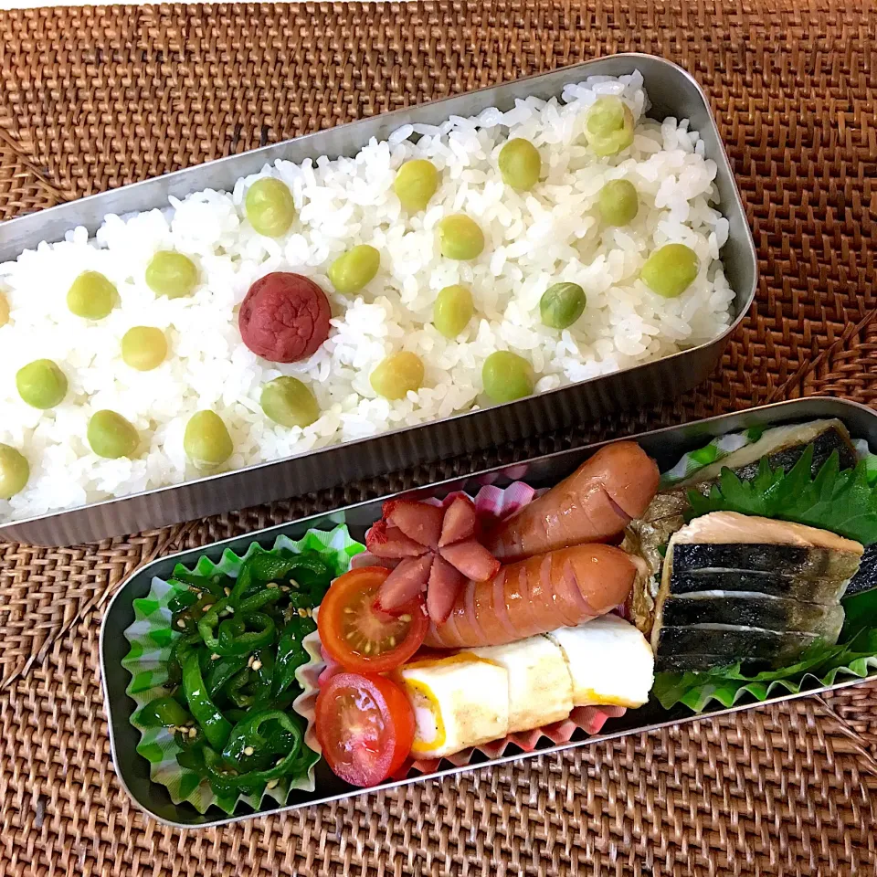 #父ちゃん弁当  #鯖の塩焼き🐟|よちこさん