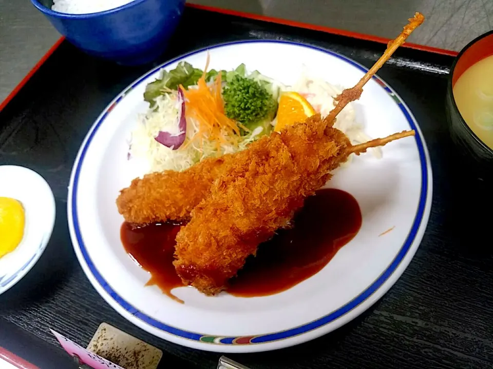 チキン串カツ定食|nyama1さん