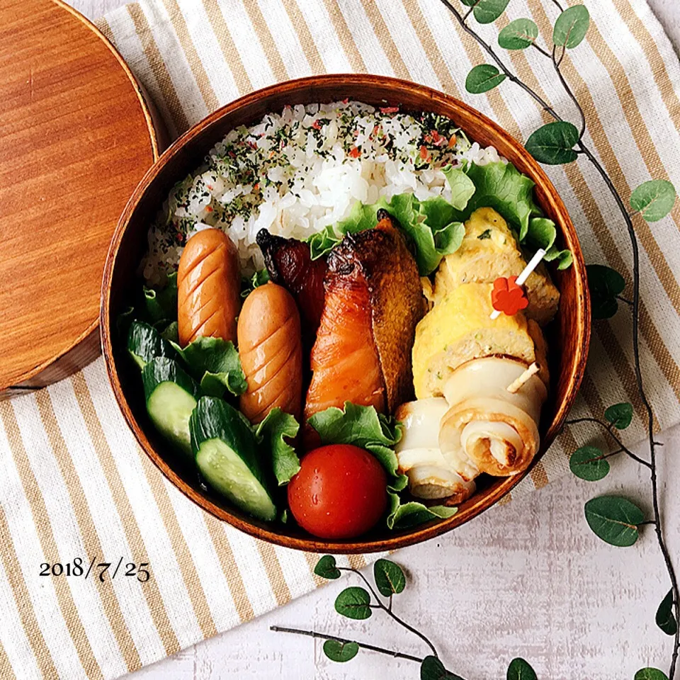 Snapdishの料理写真:旦那さんのお弁当|津久井 美知子(chiko)さん