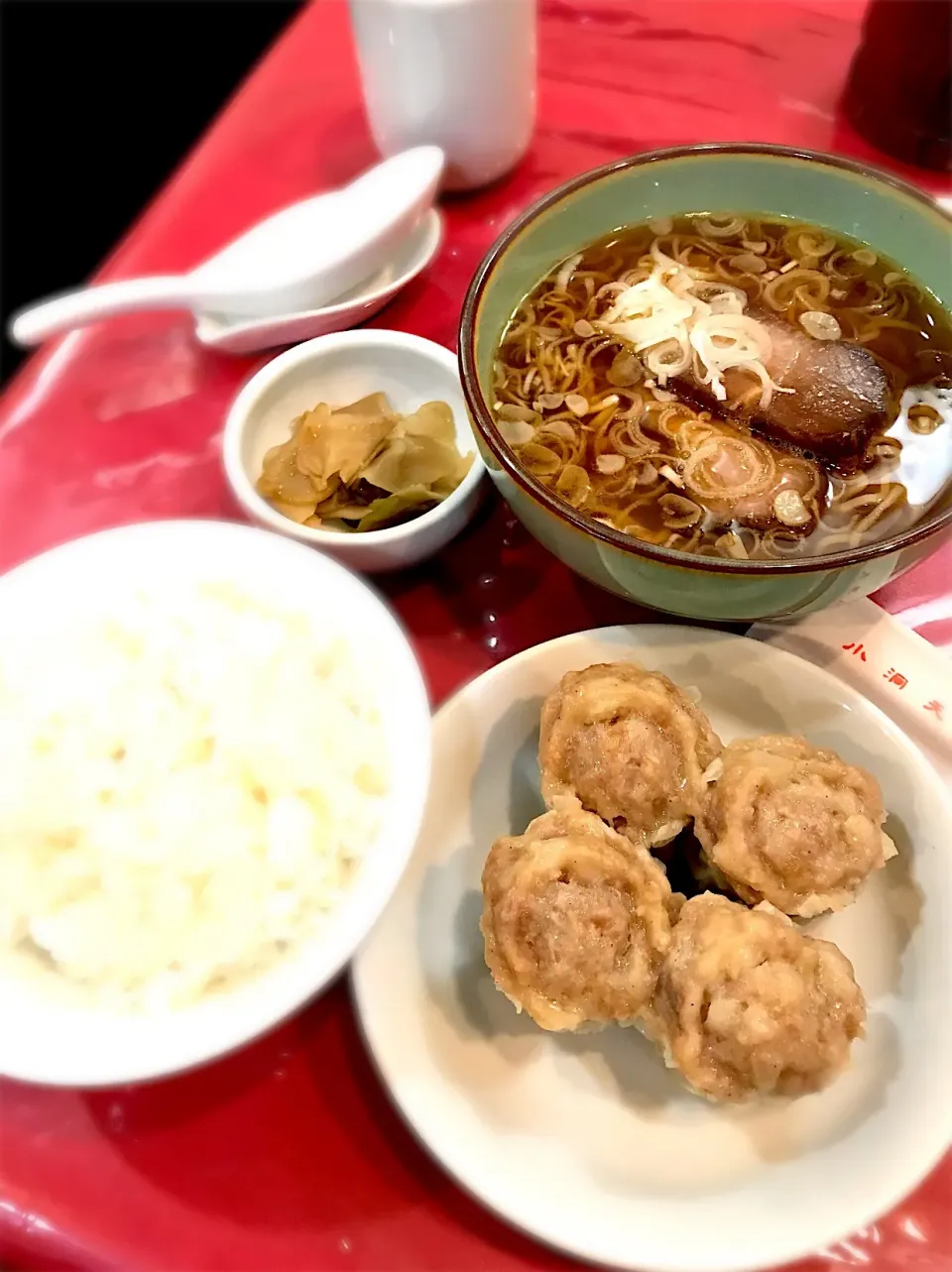 【ランチ】
シウマイご飯とハーフの麺セット 
(チャーシュー麺)|sayaさん