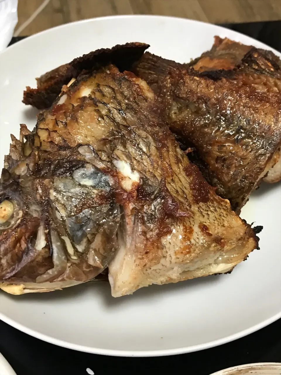 ティラピア素揚げ  #tilapia  #deepfried|nob99さん