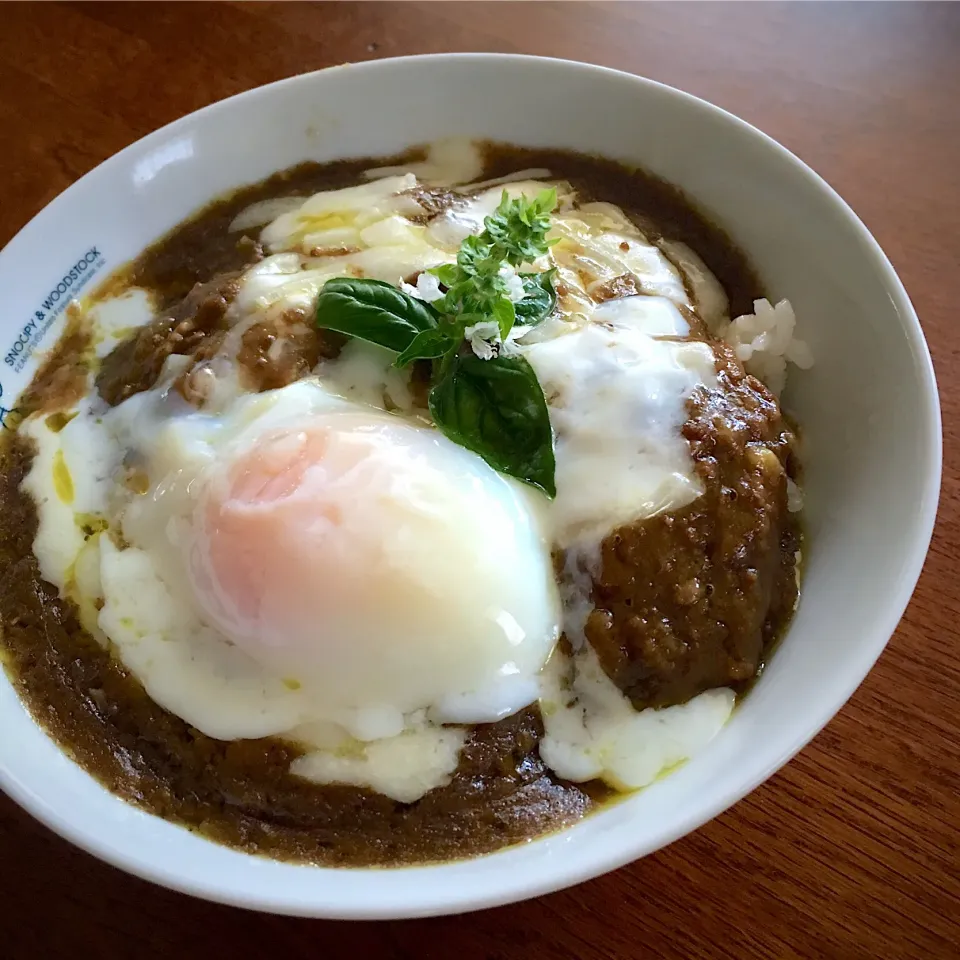 リメイク ハンバーグ焼きカレー|sakuramochiさん