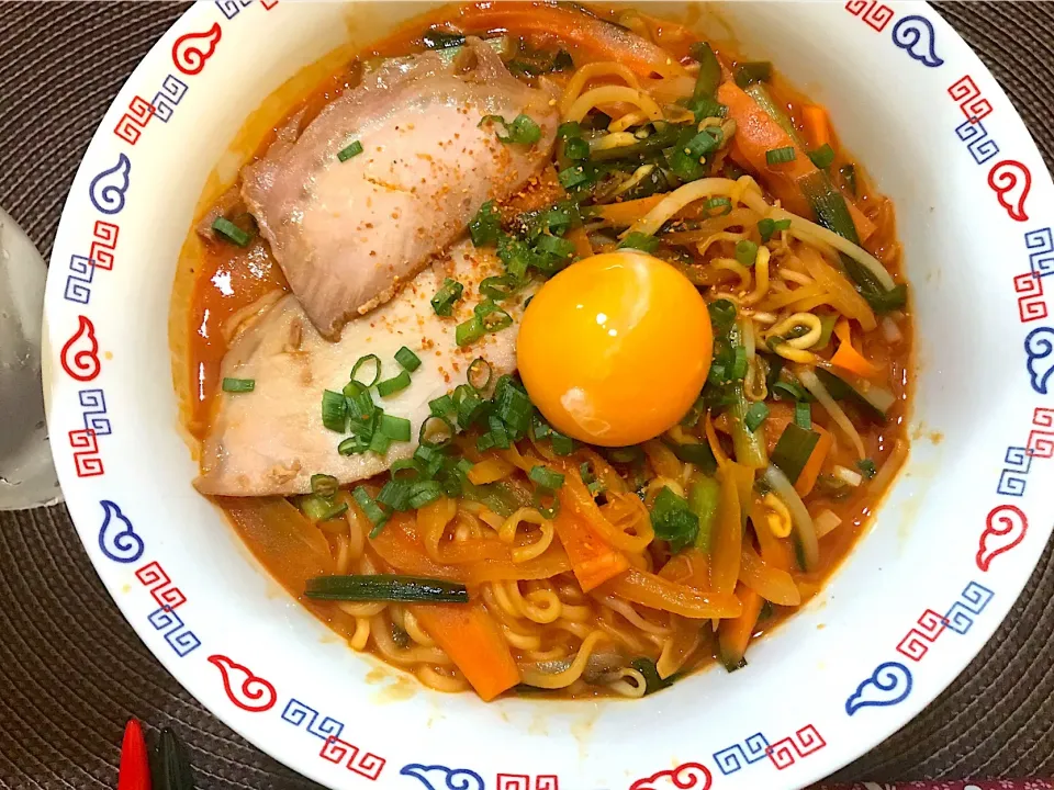 Snapdishの料理写真:野菜ジュースの味噌ラーメン|ゆうかさんさん