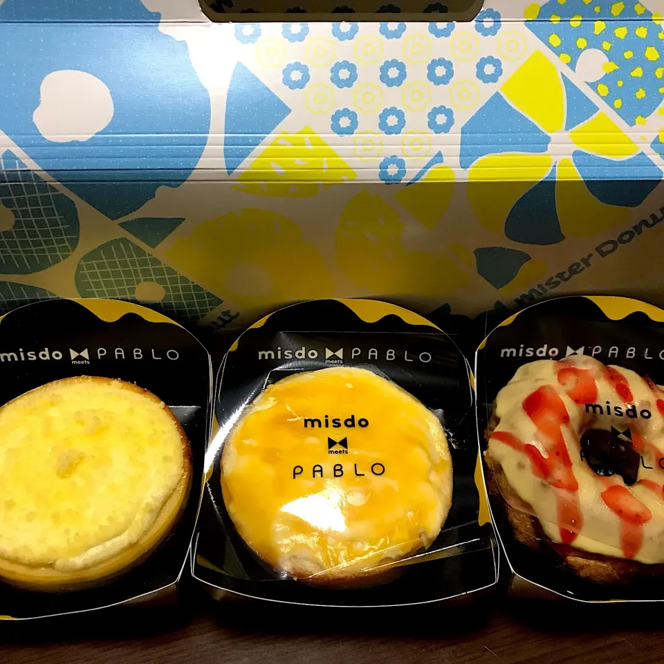 ミスドとパブロのチーズドーナツ🍩🧀
チーズタルド〜〜
どれが美味しいかな〜〜|sakiさん