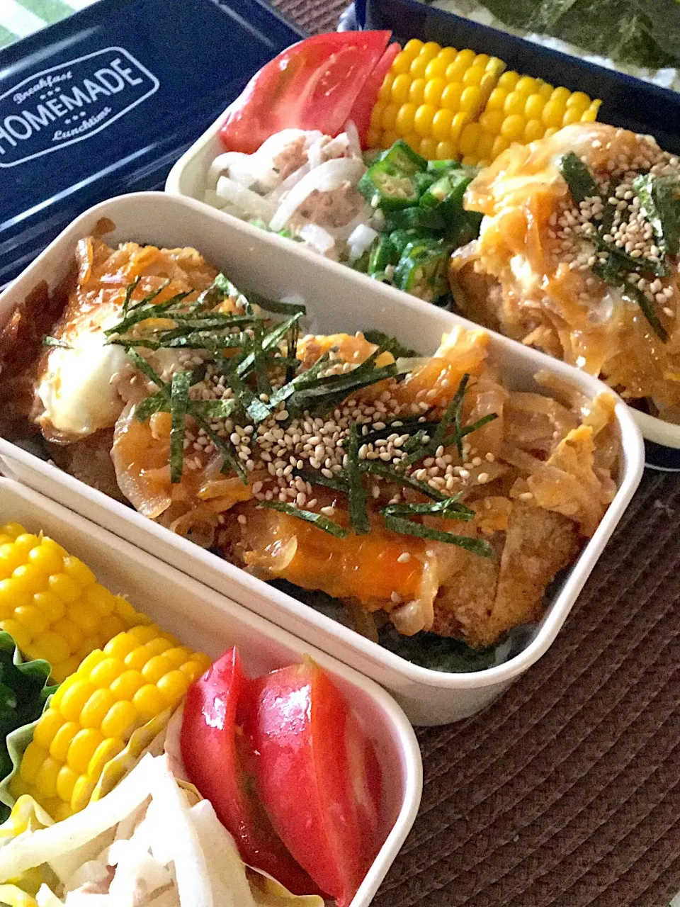 娘たちの夏休み弁当〜
カツ丼！|yukoさん