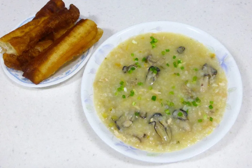 oyster congee|steven z.y.さん