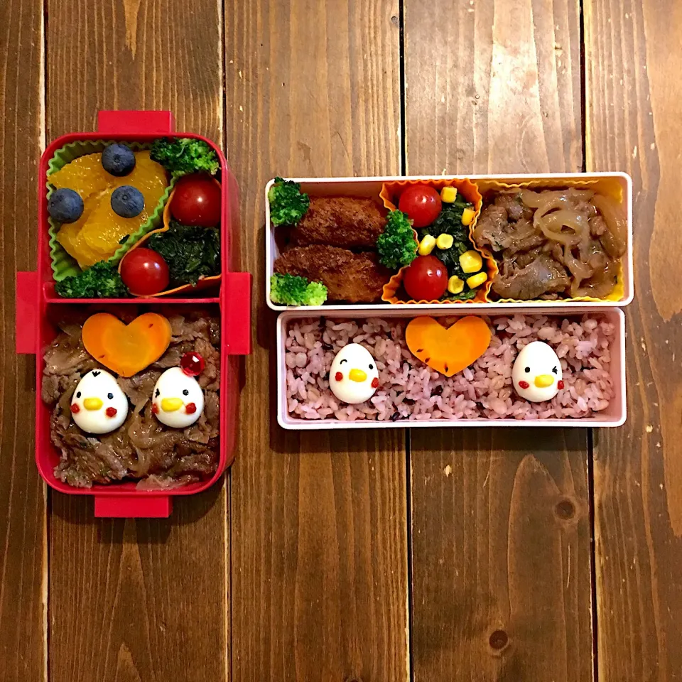 子供達のお弁当🐣|ともさん