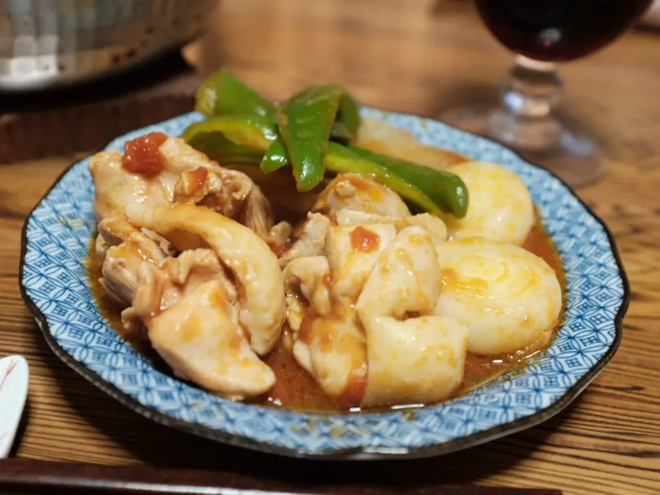 鶏肉のトマトソース煮込み|織友さん