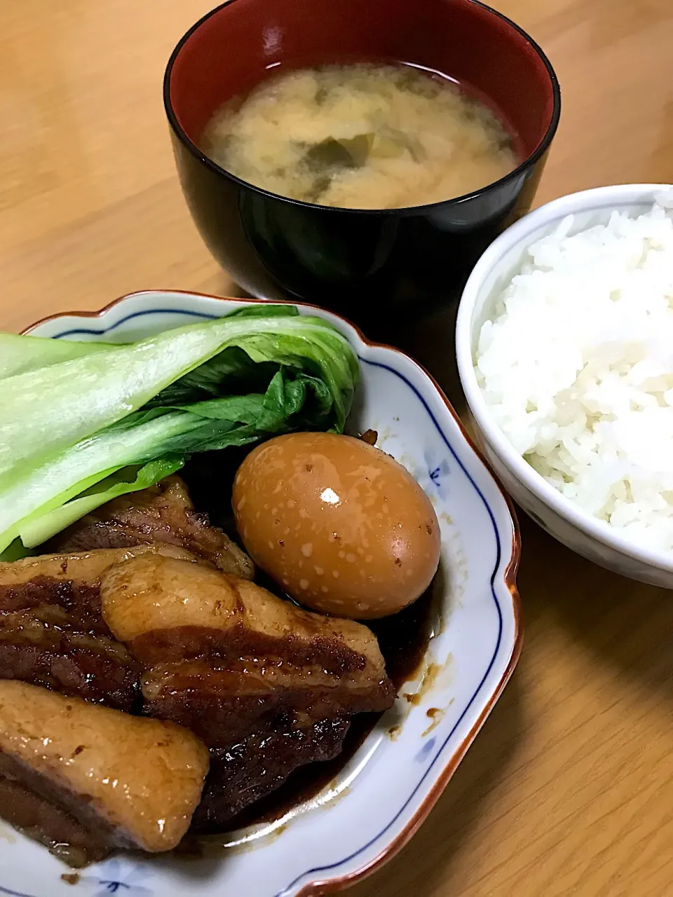 豚バラポン酢煮&お味噌汁|sinさん