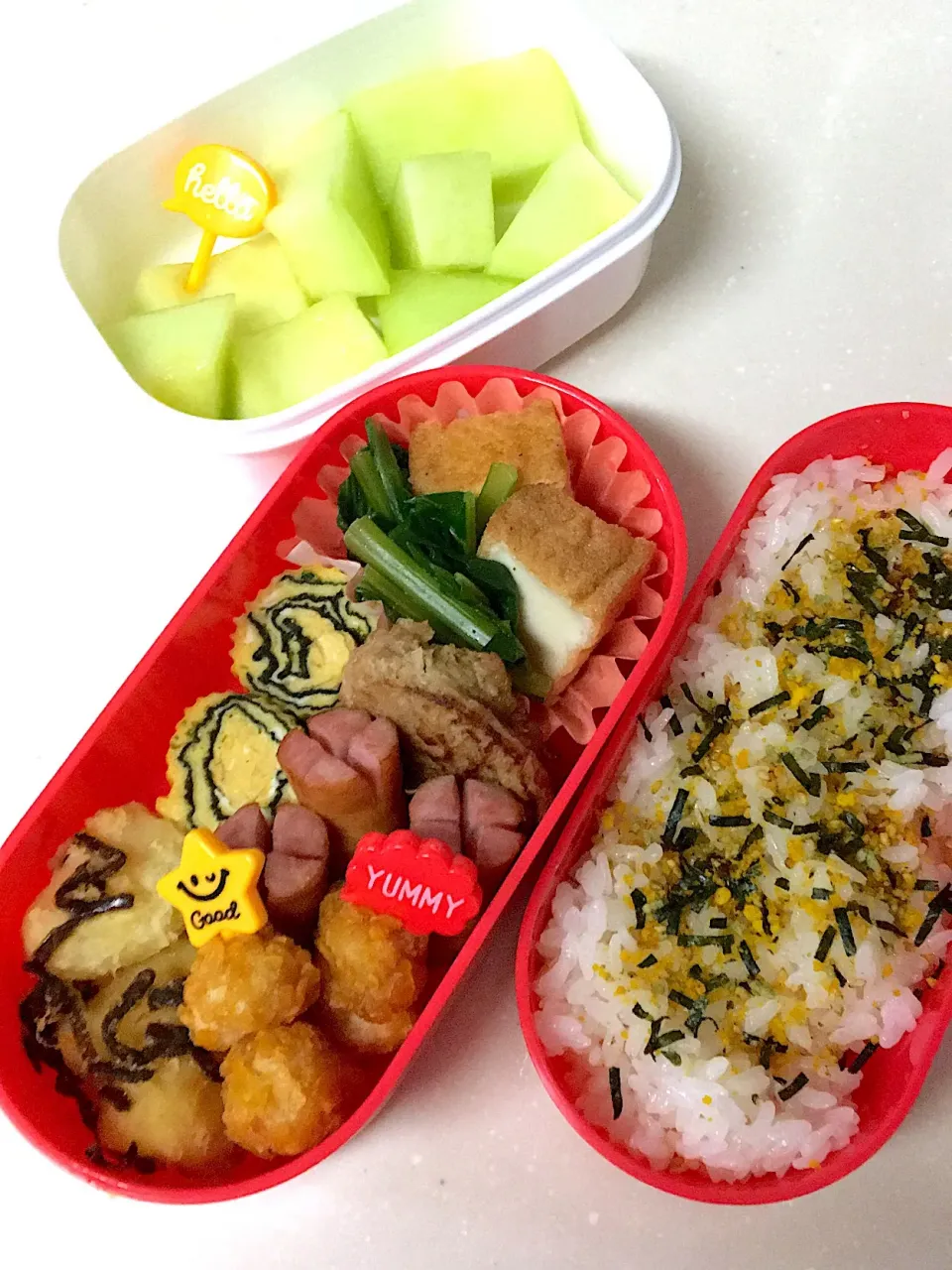 Snapdishの料理写真:7月28日学童お弁当♡|ゆうこさん