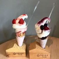 Snapdishの料理写真:いちごもこパフェ🍓|ももかさん