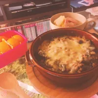 Snapdishの料理写真:豆腐と肉味噌のチーズオーブン焼き|mi( ´⚰︎` )さん