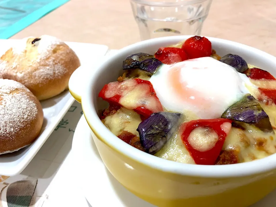 料理教室で体験⭐︎夏野菜の焼きカレー&クランベリーアップルブレッド|ねぎぼうずさん