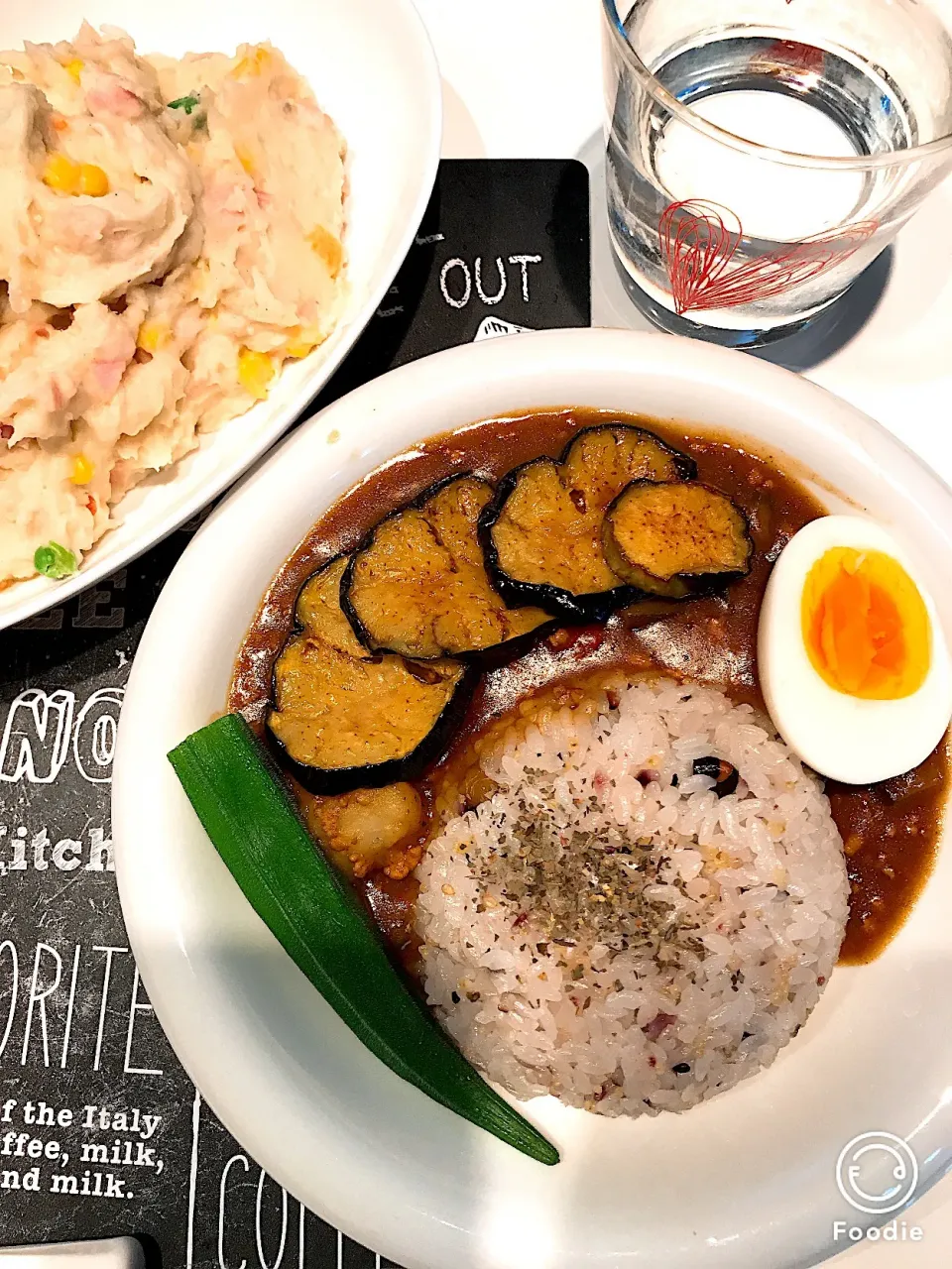 夏野菜カレーと長芋ポテトサラダ|はるぴさん