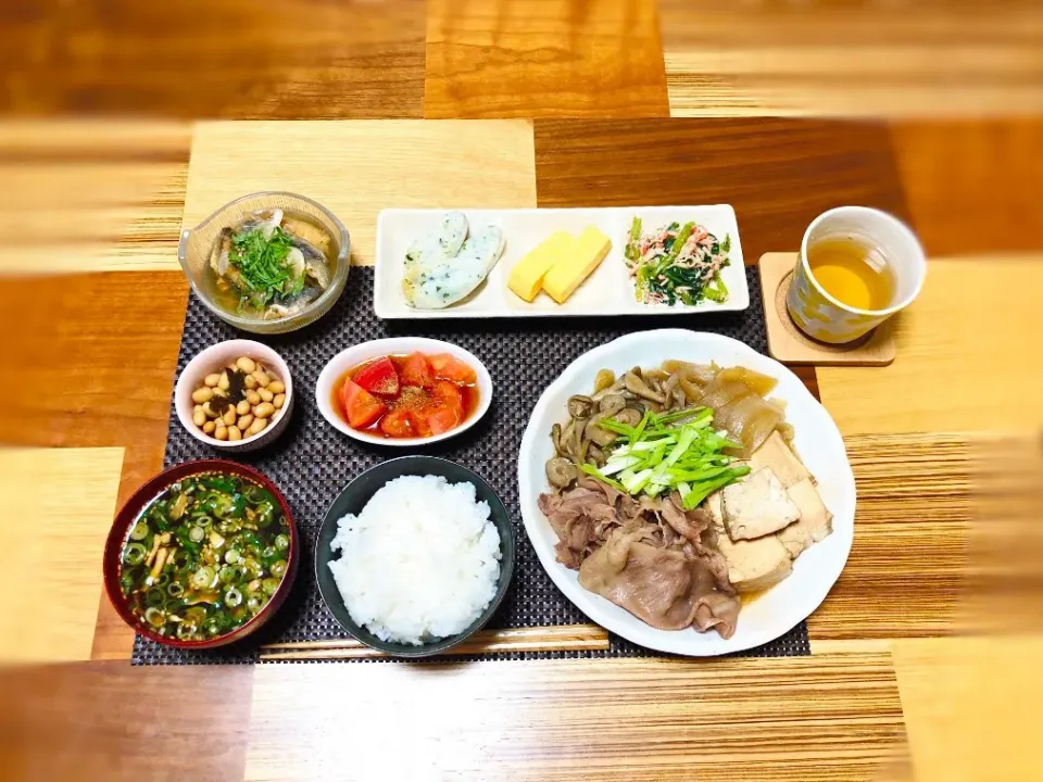 メインは肉豆腐#夜ご飯#肉豆腐#豆腐#和食|ぼんぼんさん