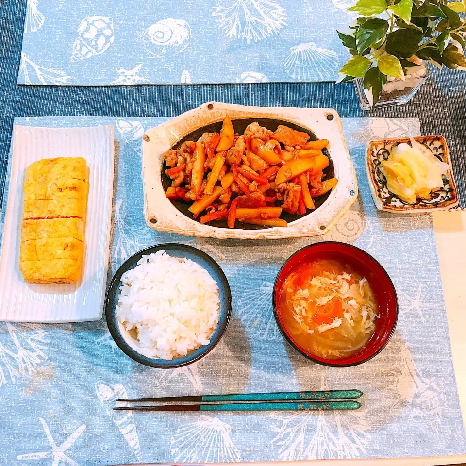 豚肉とじゃがいものオイスター炒め|♡mii's kitchen♡さん