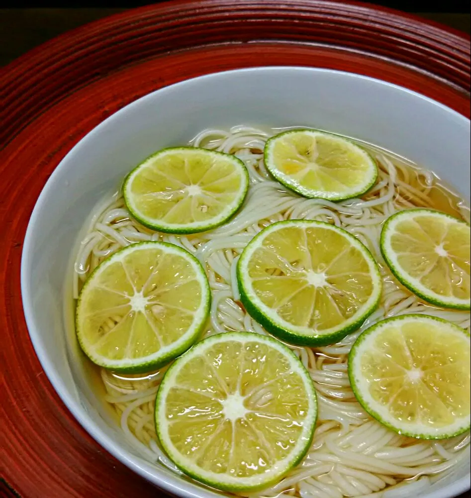 すだち素麺|あらいぐまのしっぽさん