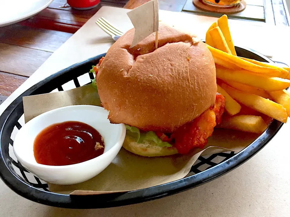 Peri peri chicken burger|Darren Loさん