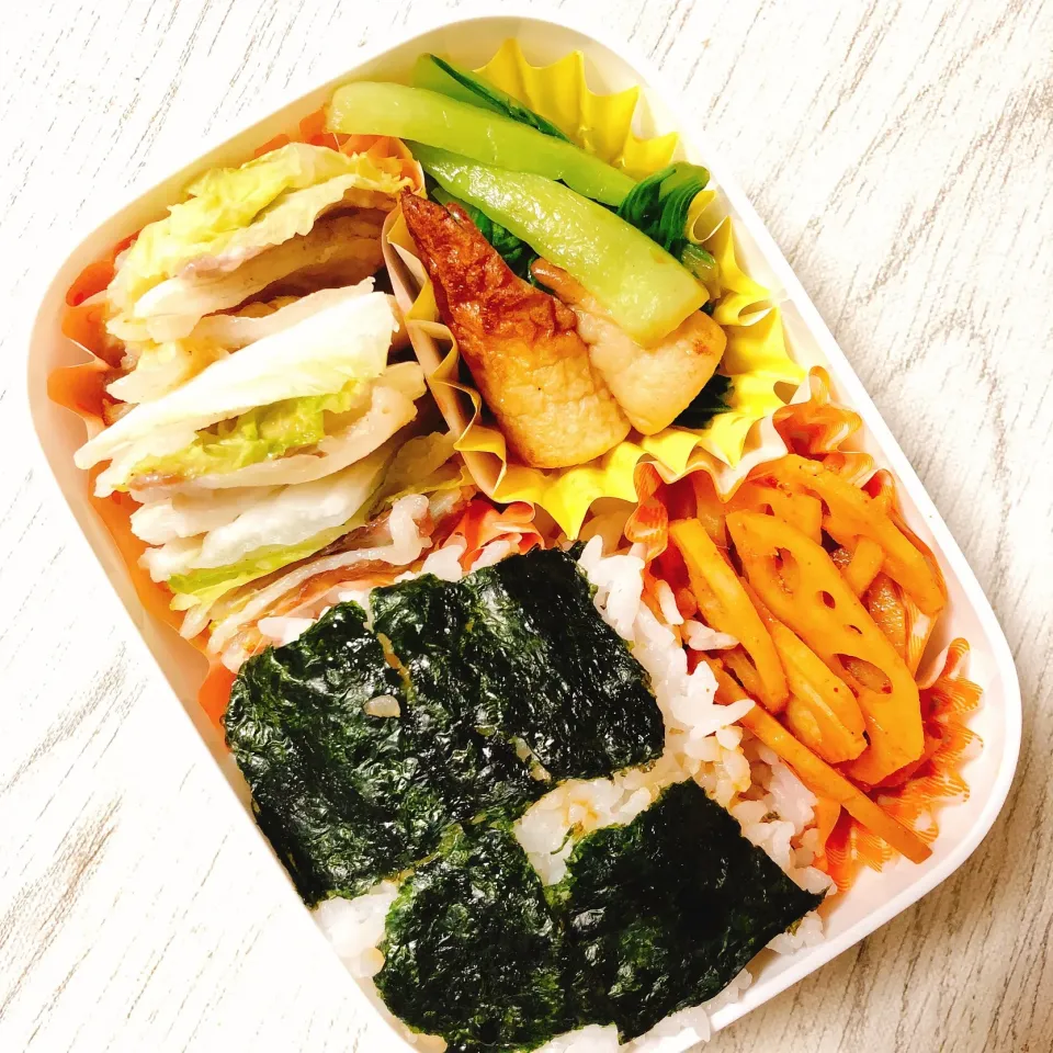 Snapdishの料理写真:お弁当 #お弁当  #海苔弁|masumiさん