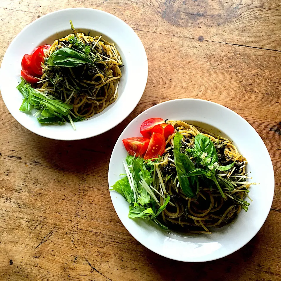 夏休みの昼ごはん‼︎ 30 July
 #夏休み  #お昼ごはん  #昼ごはん  #ランチ  #lunch  #パスタ  #スパゲティー  #ジェノベーゼ|Yoshinobu Nakagawaさん