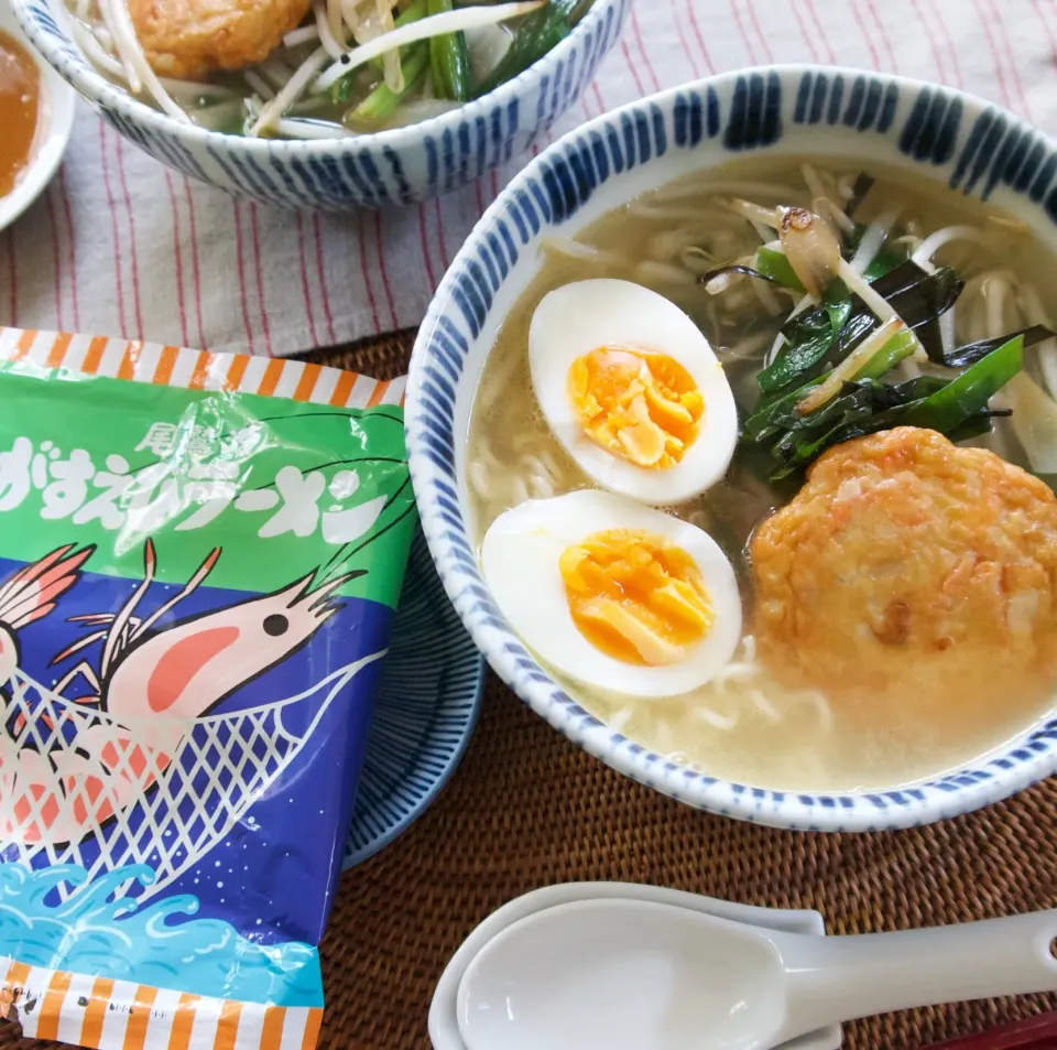 Snapdishの料理写真:がすえびラーメン|麻紀子さん